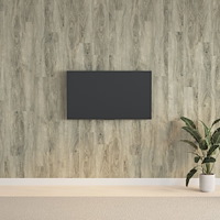 vidaXL Väggpaneler träimitation grå PVC 2,06 m²
