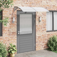 vidaXL Entrétak grå 150x100 cm polykarbonat