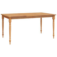 vidaXL Bataviabord 150x90x75 cm massiv teak