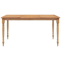 vidaXL Bataviabord 150x90x75 cm massiv teak