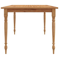 vidaXL Bataviabord 150x90x75 cm massiv teak