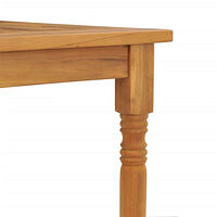 vidaXL Bataviabord 150x90x75 cm massiv teak