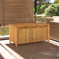 vidaXL Trädgårdslåda 110x52x55cm bambu