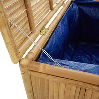 vidaXL Trädgårdslåda 110x52x55cm bambu