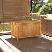 vidaXL Trädgårdslåda 90x52x55cm bambu