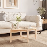 vidaXL Soffbord 87x48x35 cm massiv furu