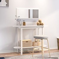 vidaXL Konsolbord vit 110x40x80 cm massiv furu