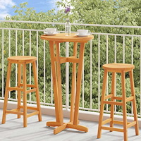 vidaXL Ståbord för utomhusbruk Ø60x105 cm massivt akaciaträ
