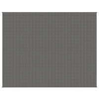 vidaXL Tyngdtäcke grå 235x290 cm 11 kg tyg