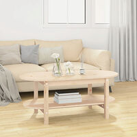 vidaXL Soffbord 110x55x45 cm massiv furu