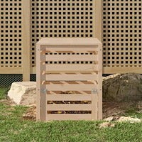 vidaXL Kompostlåda 63,5x63,5x77,5 cm massiv furu