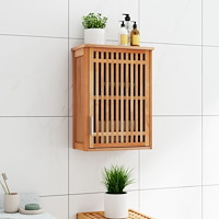 vidaXL Väggmonterat badrumsskåp 42x23x60 cm massivt valnötsträ