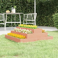 vidaXL Odlingslåda 80x80x27 cm massiv douglas