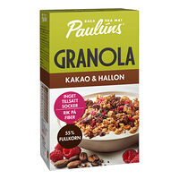 Paulúns Granola Kakao & Hallon 450 g