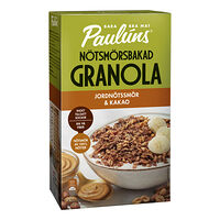 Paulúns Granola Jordnötssmör & Kakao 430 g