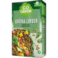 GoGreen Gröna linser 400 g