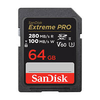 SANDISK SD Extreme Pro 64GB 280MB/s V60 C10 UHS-II