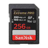 SANDISK SD Extreme Pro 256GB 280MB/s V60 C10 UHS-II