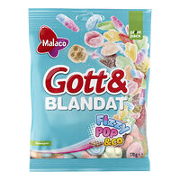 Malaco Gott & Blandat Fizzypop & Co 170 g