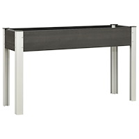 vidaXL Odlingslåda upphöjd grå 120x40x75 cm WPC