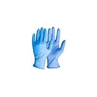 [NORDIC Brands] Nitrilhandske puderfri blå S 100/fp