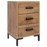 vidaXL Sängbord 2 st 40x30x55 cm massiv furu