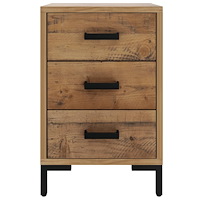 vidaXL Sängbord 2 st 40x30x55 cm massiv furu