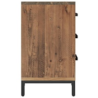 vidaXL Sängbord 2 st 40x30x55 cm massiv furu