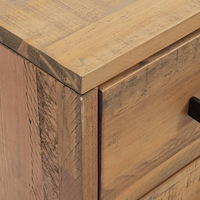 vidaXL Sängbord 2 st 40x30x55 cm massiv furu