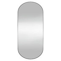 vidaXL Väggspegel 25x60 cm glas oval