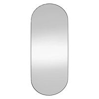 vidaXL Väggspegel 25x60 cm glas oval