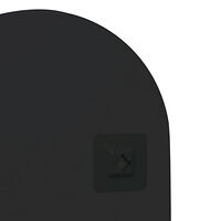 vidaXL Väggspegel 25x60 cm glas oval