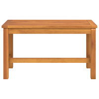 vidaXL Trädgårdsbänk 80x35x45 cm massivt akaciaträ