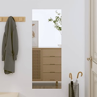 vidaXL Väggspegel 30x80 cm glas rektangulär