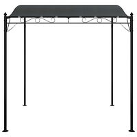 vidaXL Paviljong antracit 2x2,3 m 180 g/m² tyg och stål