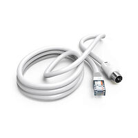 Hama Cable Antenna 75dB Coax Plug to RJ45 Plug White 2.5m