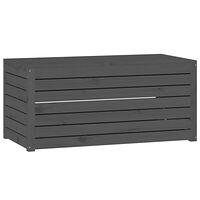 vidaXL Dynbox grå 101x50,5x46,5 cm massiv furu