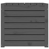 vidaXL Dynbox grå 101x50,5x46,5 cm massiv furu