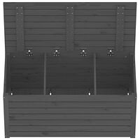 vidaXL Dynbox grå 101x50,5x46,5 cm massiv furu