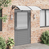 vidaXL Entrétak svart 150x100 cm polykarbonat