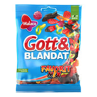 Malaco Gott & Blandat Favoritmix 190 g