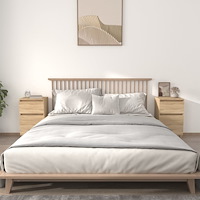 vidaXL Sängbord sonoma-ek 2 st 40x35x70 cm