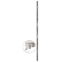vidaXL Ytterdörr vit 108x208 cm PVC