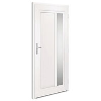 vidaXL Ytterdörr antracit 98x200 cm PVC