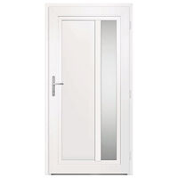 vidaXL Ytterdörr antracit 98x200 cm PVC