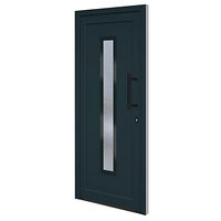 vidaXL Ytterdörr antracit 88x200 cm PVC