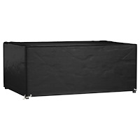 vidaXL Överdrag för trädgårdsmöbler 8 ölj. 180x122x75 cm rektangulärt