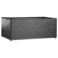 vidaXL Överdrag för trädgårdsmöbler 8 ölj. 180x122x75 cm rektangulärt