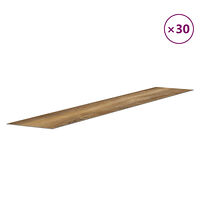 vidaXL Väggpaneler träimitation brun PVC 4,12 m²