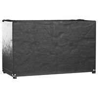 vidaXL Överdrag för utemöbler 8 öljetter 125x55x75 cm rektangulärt
